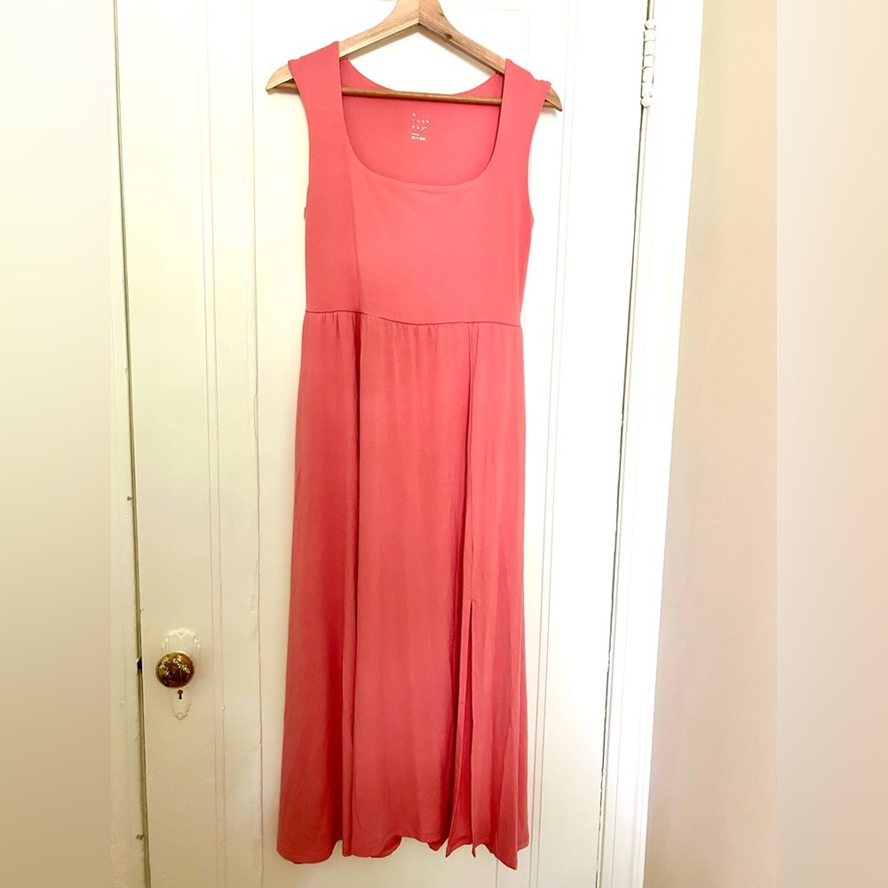 Coral Midi Dress | soft jersey fabric | pockets!
